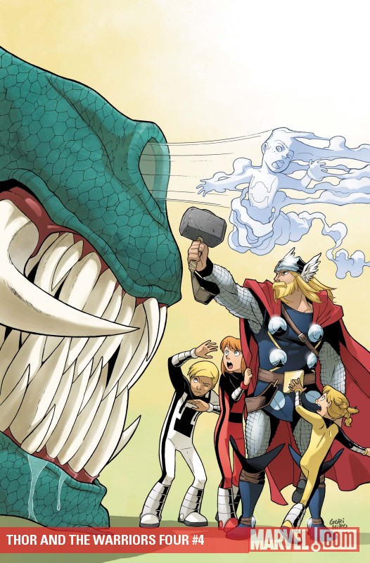 Thor And The Warriors Four 4